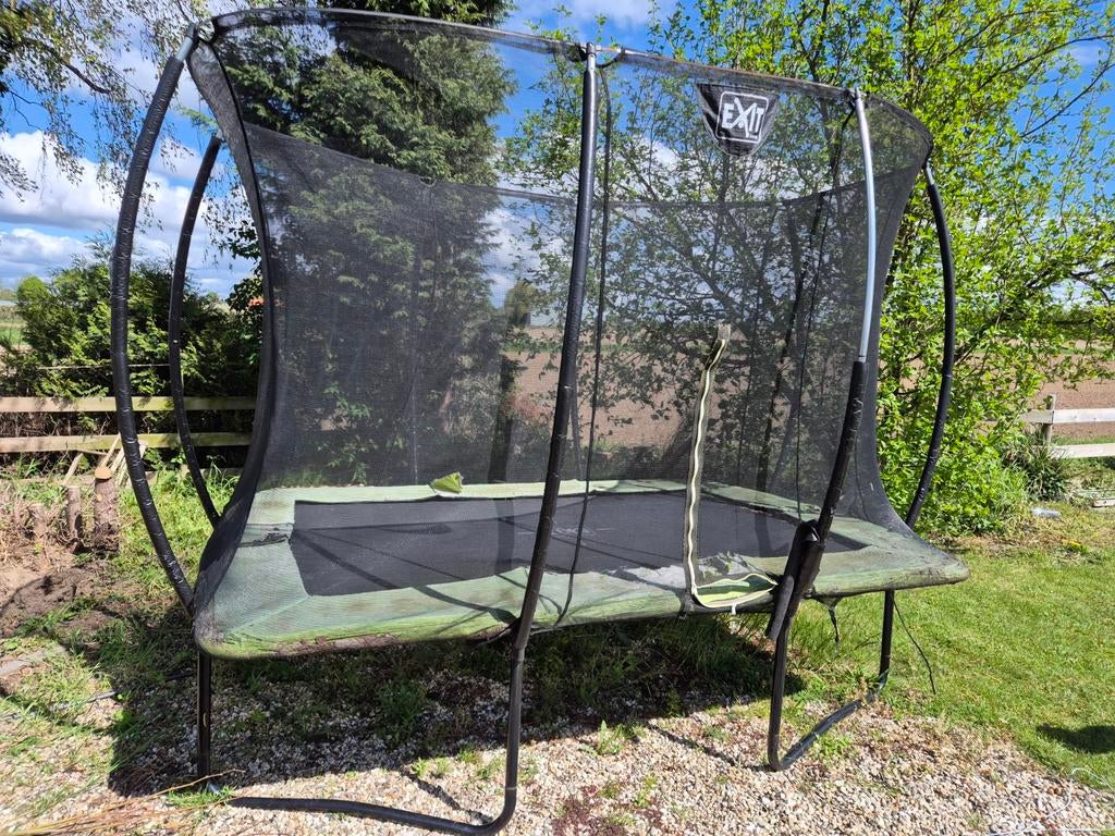 Trampoline 320x210cm gebruikt, werkt goed, Ophalen, Gebruikt