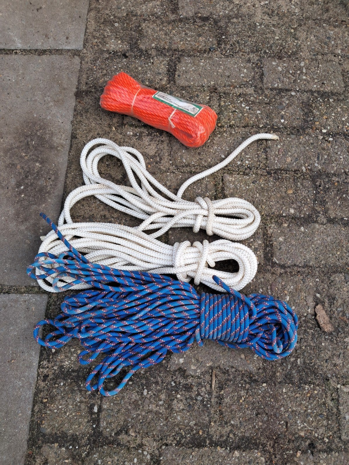 Nieuwe touwen div. Maten in één koop, Ophalen, Minder dan 15 m², Overige typen, Nieuw