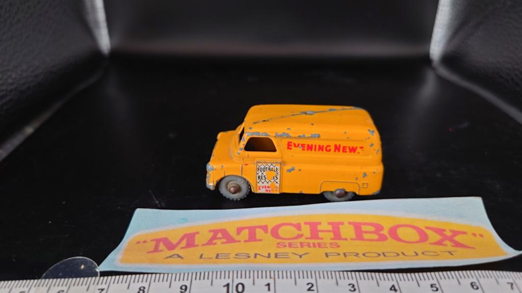 Lesney Regular Serie nr.42 Bedford Evening News Van, Ophalen of Verzenden, Gebruikt, Auto, Lesney