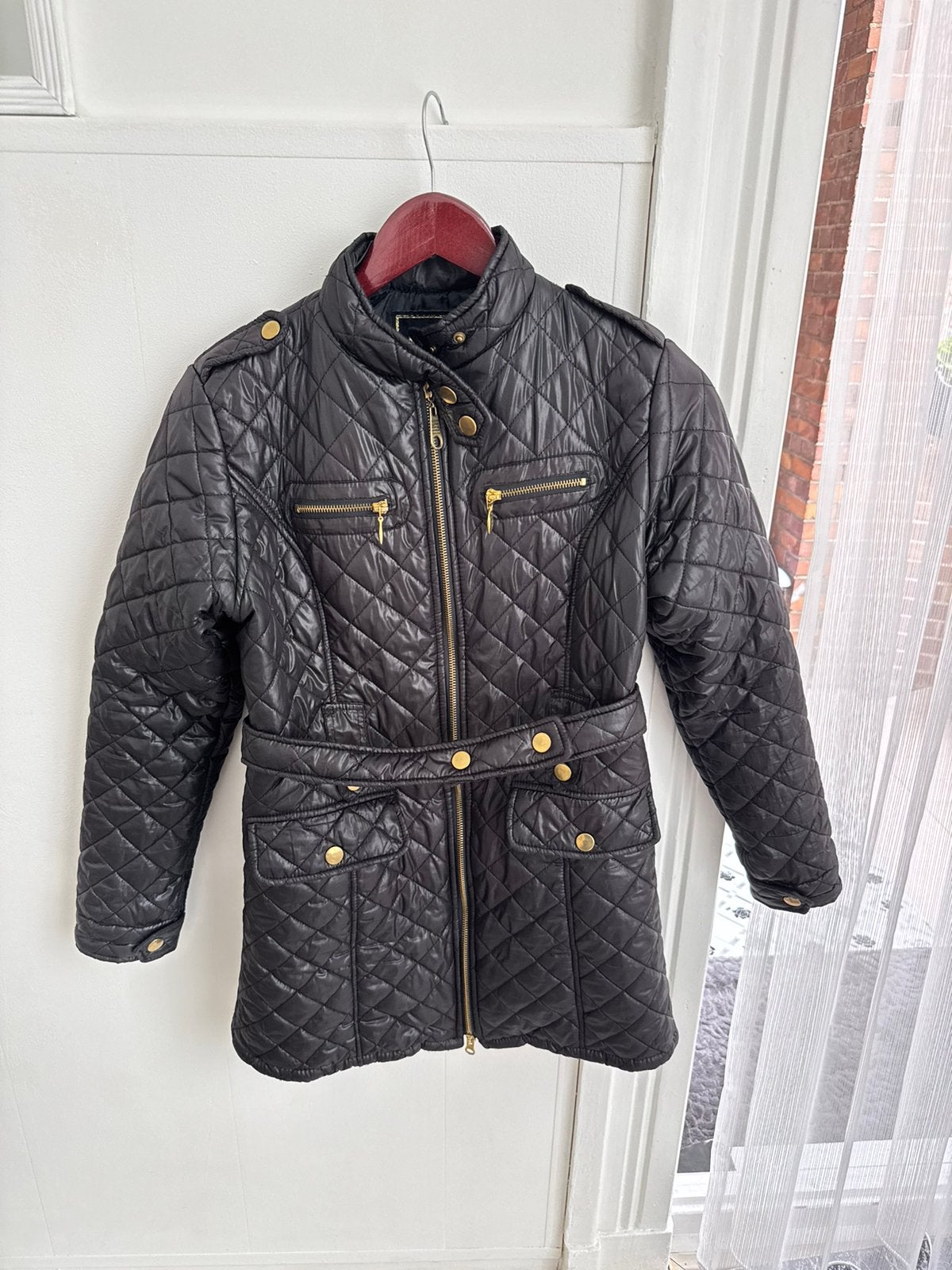 Mooie dames winterjas zwart maat S, Ophalen of Verzenden, Zo goed als nieuw, Maat 36 (S), Zwart