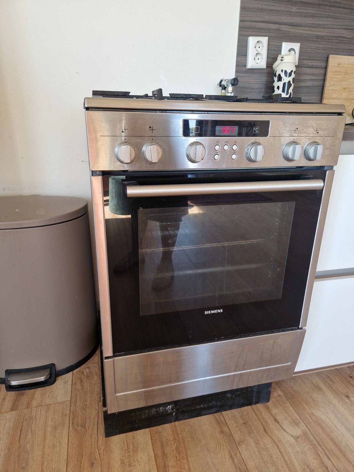 Siemens Vrijstaand Gasfornuis met Oven - Gebruikt, Ophalen, Gebruikt, 60 cm of meer, 4 kookzones