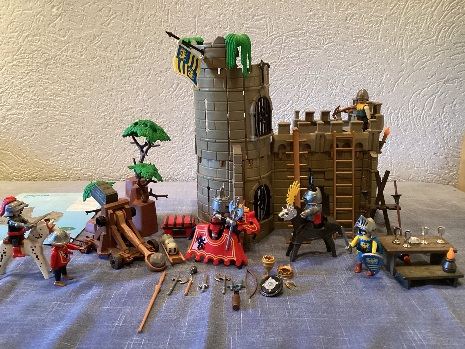 Playmobil 3030 Kasteeltje  met ridders.  Dit is vrij uniek., Gebruikt, Complete set, Kasteel/Fort, Historisch