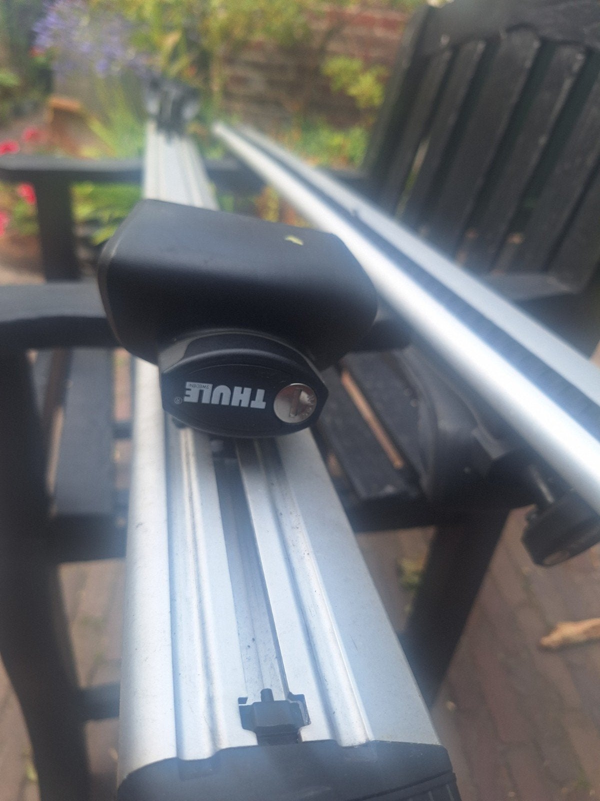 Thule Dakdragers voor open railing - Weinig gebruikt, Ophalen, Zo goed als nieuw