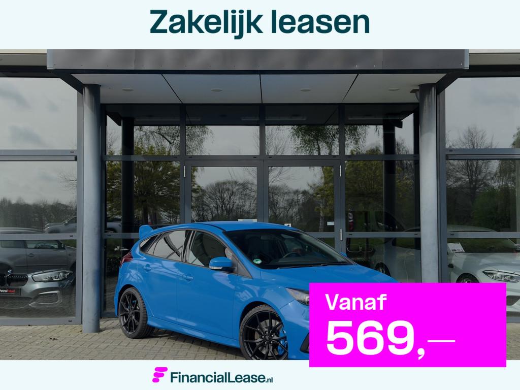 Ford Focus 2.3 RS, Recaro schaalstoel, Sony, Winter pack, Ca, Gebruikt, 4 cilinders, Blauw, Leder en Stof
