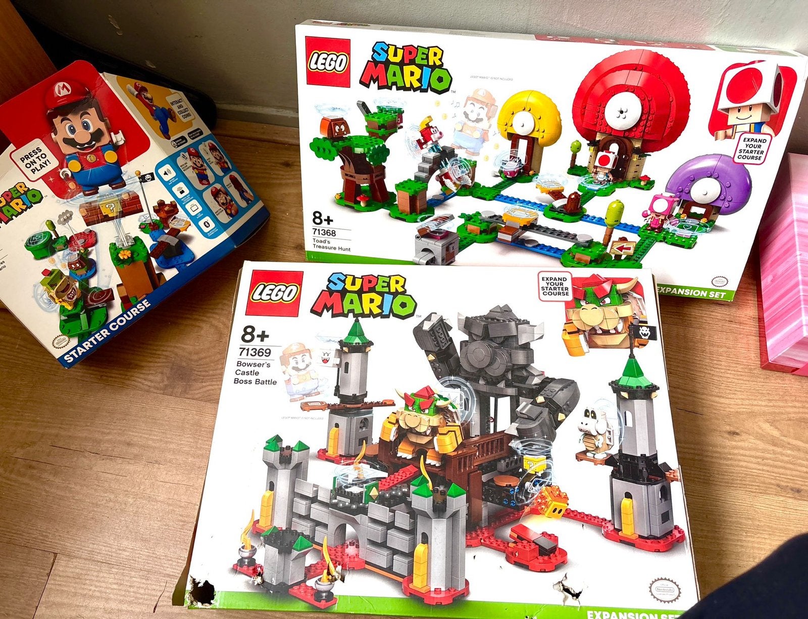 LEGO Super Mario Starterset, Bowser's Kasteel & Toad's Schat, Ophalen of Verzenden, Zo goed als nieuw