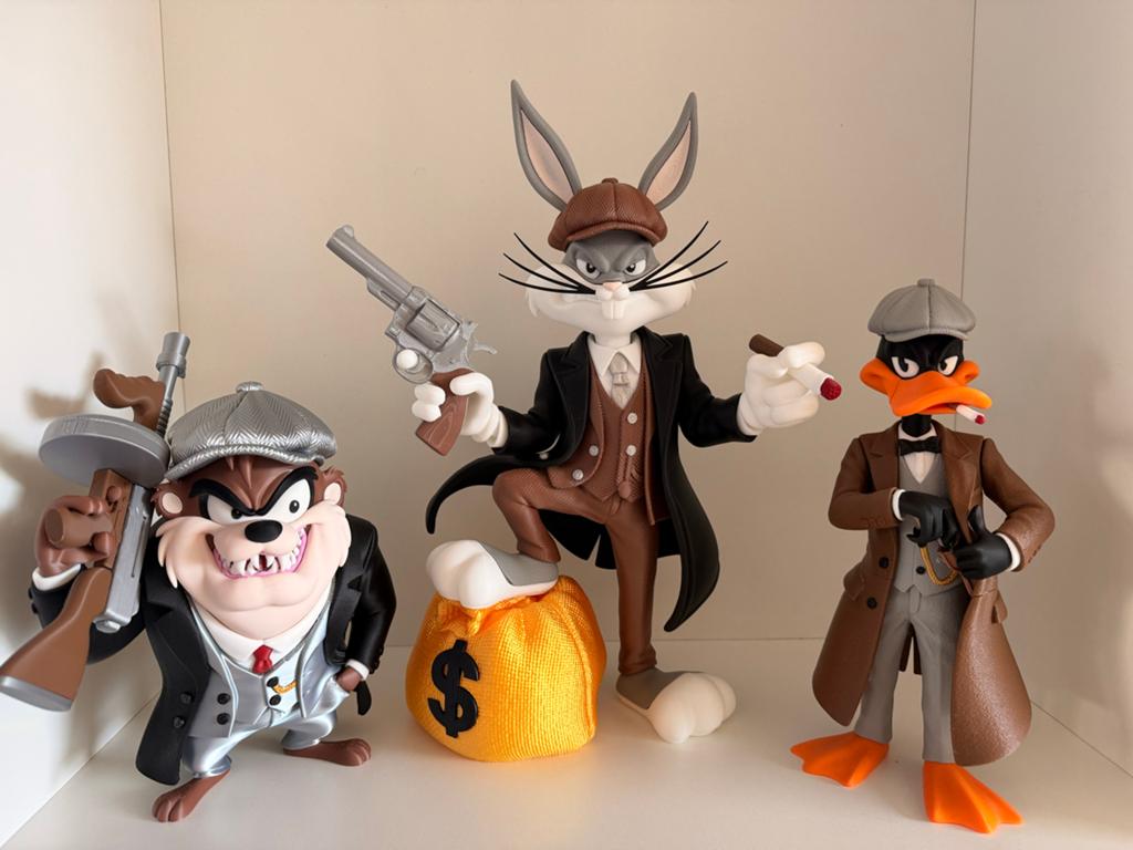 Looney Tunes Peaky Blinders Figuren Set: Bugs, Taz, Daffy, Verzamelen, Ophalen of Verzenden, Nieuw