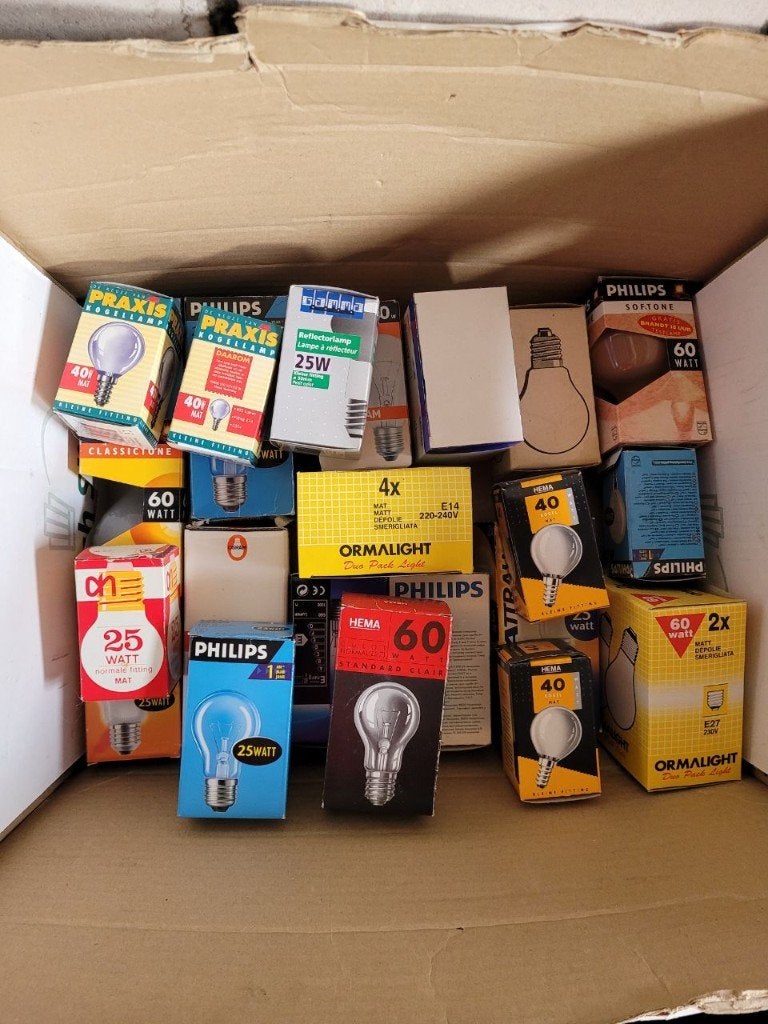 Doos met verschillende lampjes, Ophalen, Nieuw, Overige fittingen, Overige typen