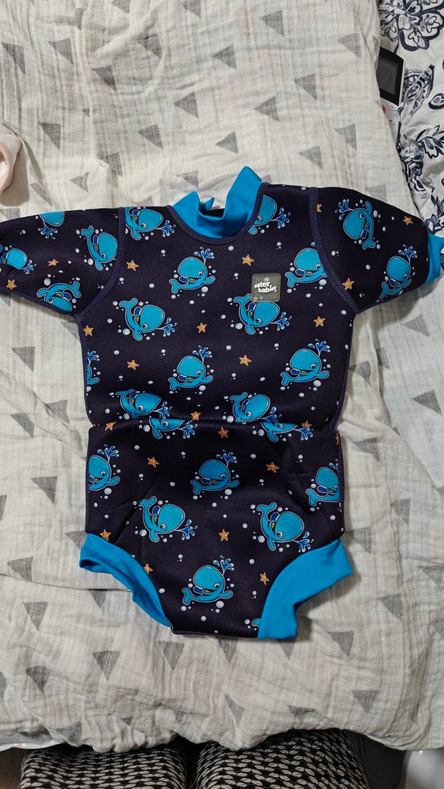 Water Baby Zwempak Maat L - Walvisjes Patroon, Ophalen of Verzenden, Nieuw, Jongetje of Meisje