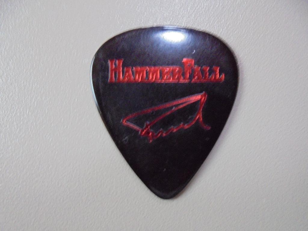 HAMMERFALL plectrum, Ophalen of Verzenden, Nieuw, Instrument of Toebehoren