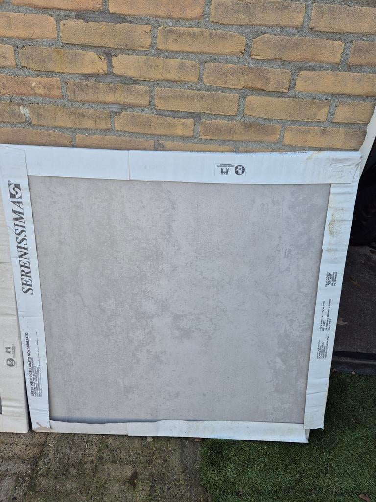 Licht Grijze badkamers tegels, Ophalen, 60 cm of meer, Nieuw, Minder dan 5 m²