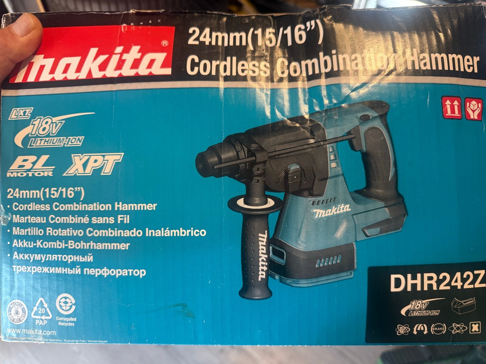 Makita DHR242Z Accu Boorhamer & BDF453 Boor-/Schroefmachine, Boor- en/of Breekhamer, Ophalen of Verzenden, Klopboormechanisme