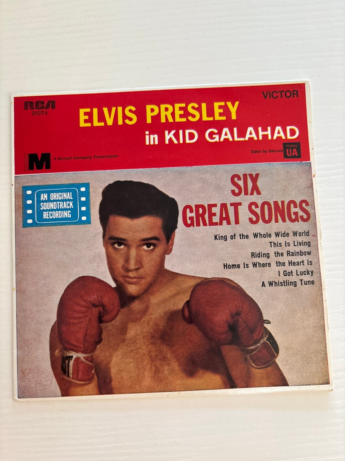 Elvis Presley - Kid Galahad (45 toeren, Australische persing, Ophalen of Verzenden, Zo goed als nieuw, Cd of Plaat