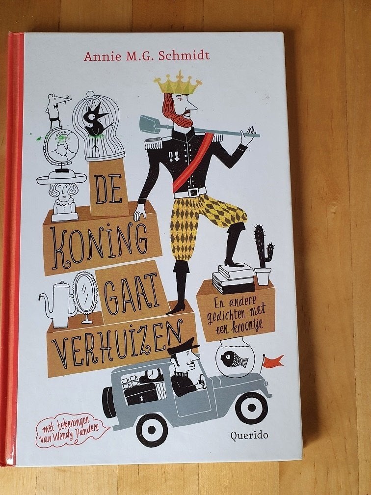 De koning gaat verhuizen  van  Annie M.G. Schmidt  , Ophalen of Verzenden, Gelezen, Fictie algemeen