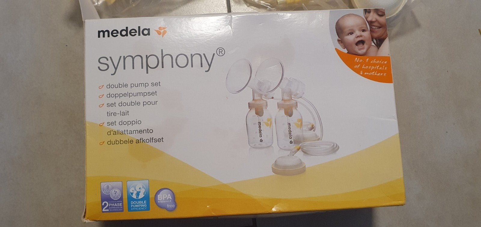 Medela Symphony Dubbele Afkolfset - Nieuw in doos, Ophalen of Verzenden