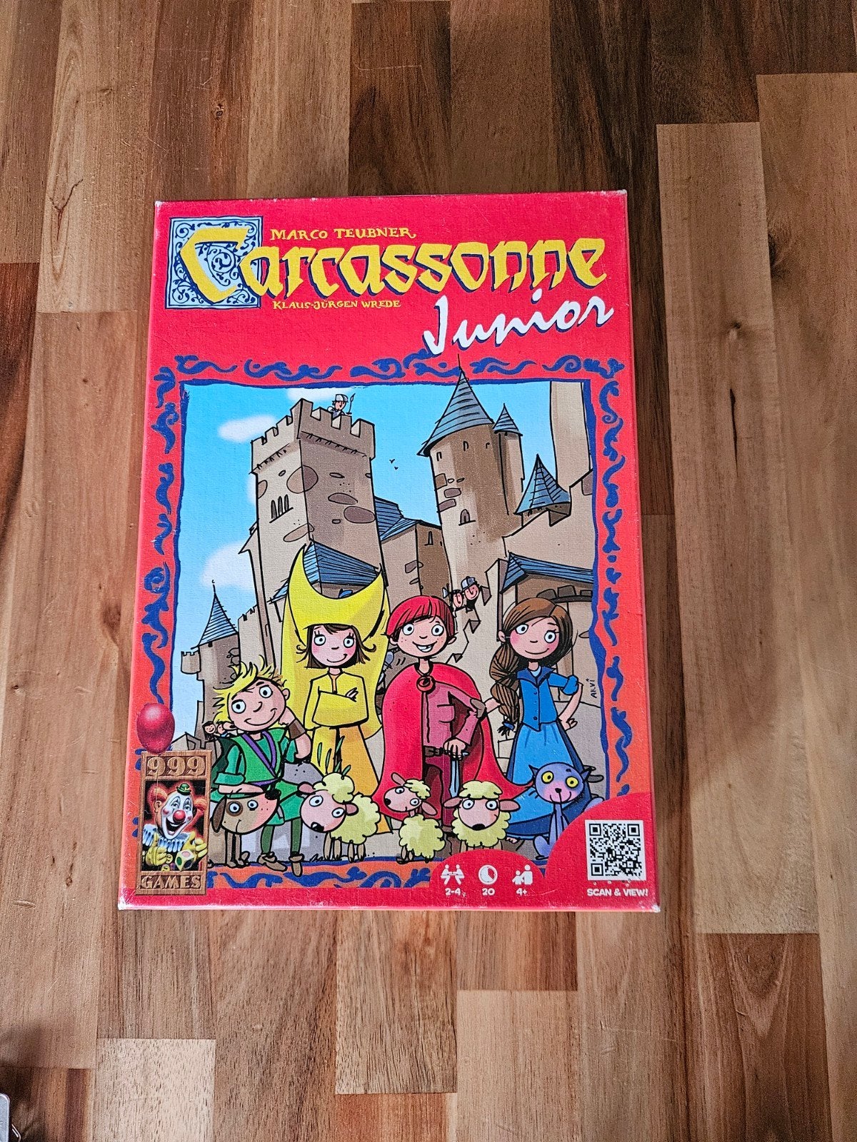 Carcassonne Junior, Een of twee spelers, Ophalen of Verzenden, Gebruikt, 999 Games