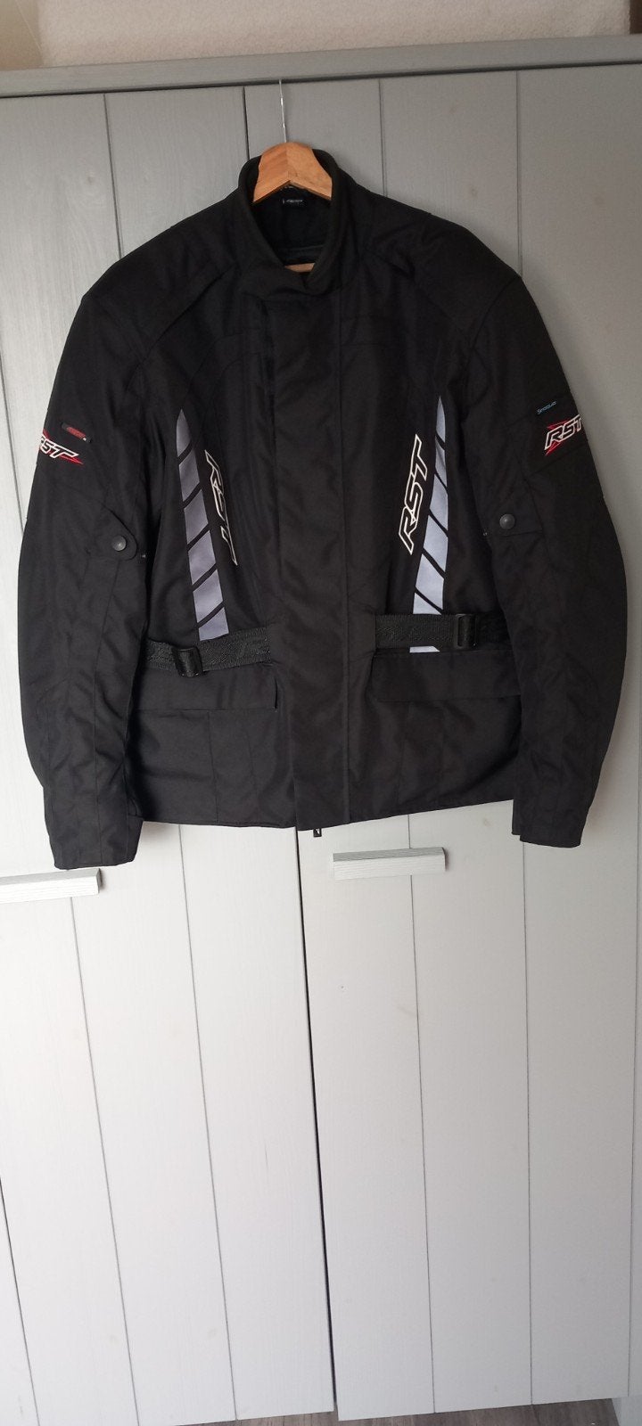 RST Motorjas Zwart - Maat EU 56 /all Weather, RST, Jas | textiel, Heren, Ophalen of Verzenden