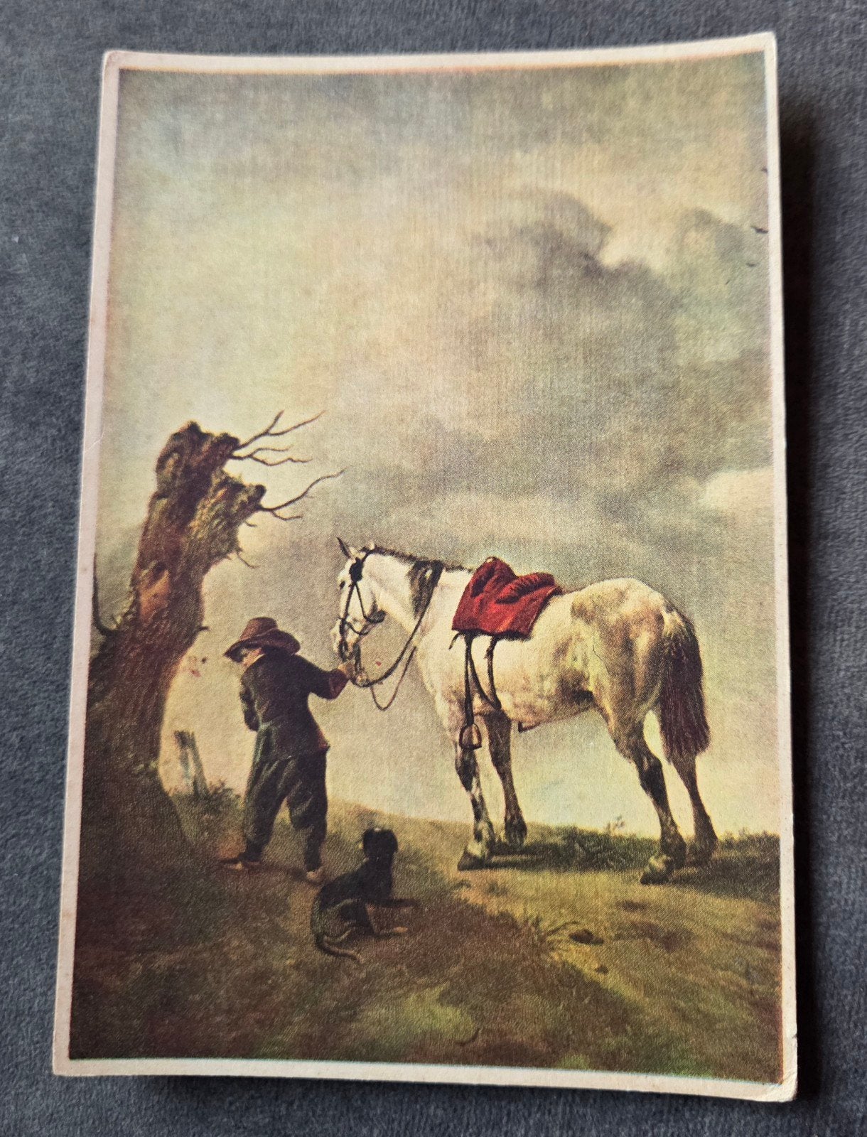 Oude Ansichtkaart: Het Witte Paard (Wouwerman), Verzenden, Voor 1920, Ongelopen, Cultuur en Media