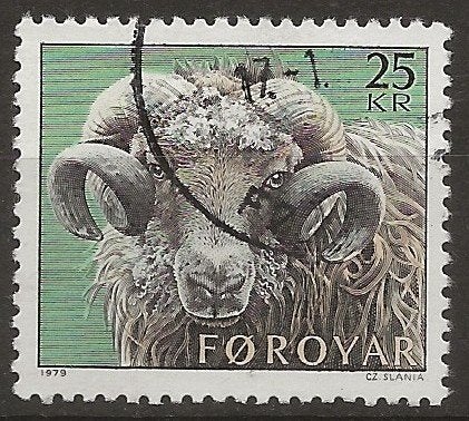 Faeroer, Ophalen of Verzenden, Denemarken, Gestempeld