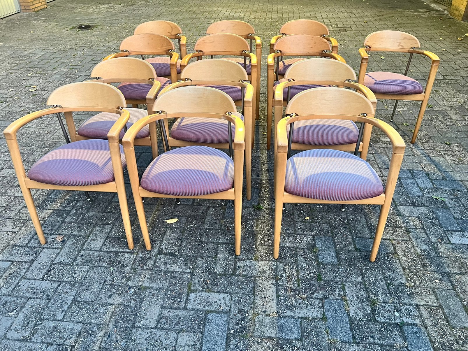 13x Vintage Postmodern Armchairs (1997), Ophalen, Gebruikt, Overige kleuren, Postmodern vintage