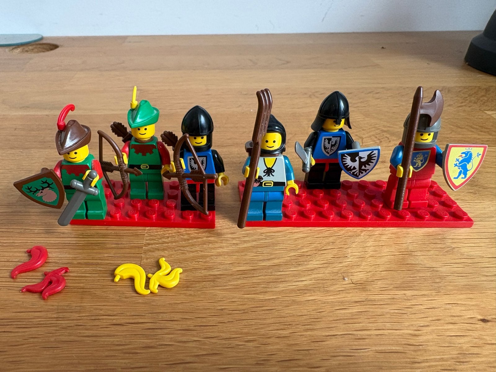 Lego 6103 Kasteel Ridders, Forestmen Minifiguren Set, Ophalen of Verzenden, Gebruikt