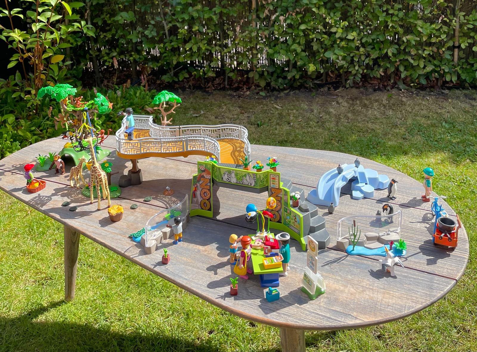 Playmobil dierentuin en meer, Kinderen en Baby's, Speelgoed | Playmobil, Gebouw, Complete set, Ophalen of Verzenden, Zo goed als nieuw