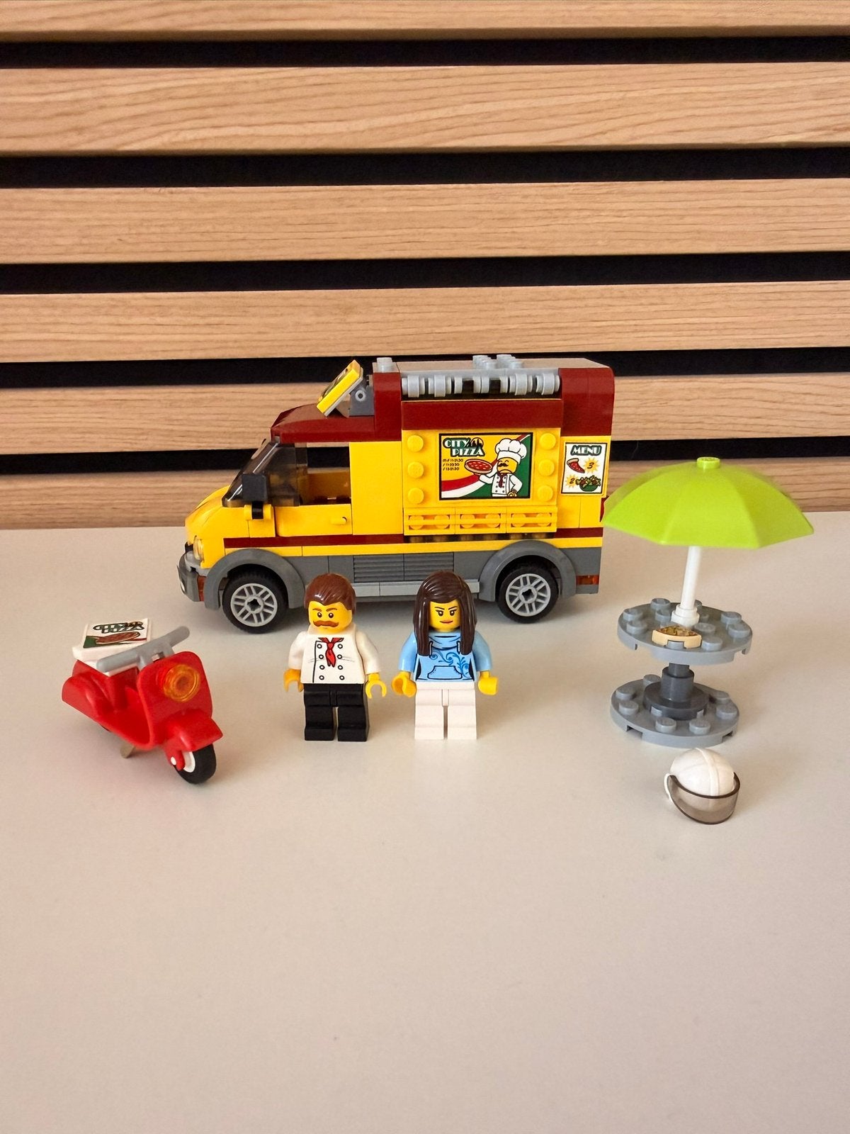 Lego set 60150 compleet! Pizza-auto, Lego, Ophalen of Verzenden, Compleet, Complete set