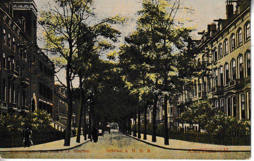 AMSTERDAM -  GEBOUW A.N.D.B., Ophalen of Verzenden, Voor 1920, Ongelopen, Noord-Holland