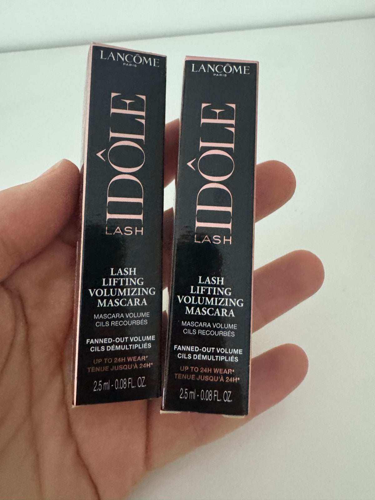 Lancôme Lash Idôle Mascara - Zwart (2 stuks), Ogen, Zwart, Nieuw, Ophalen of Verzenden