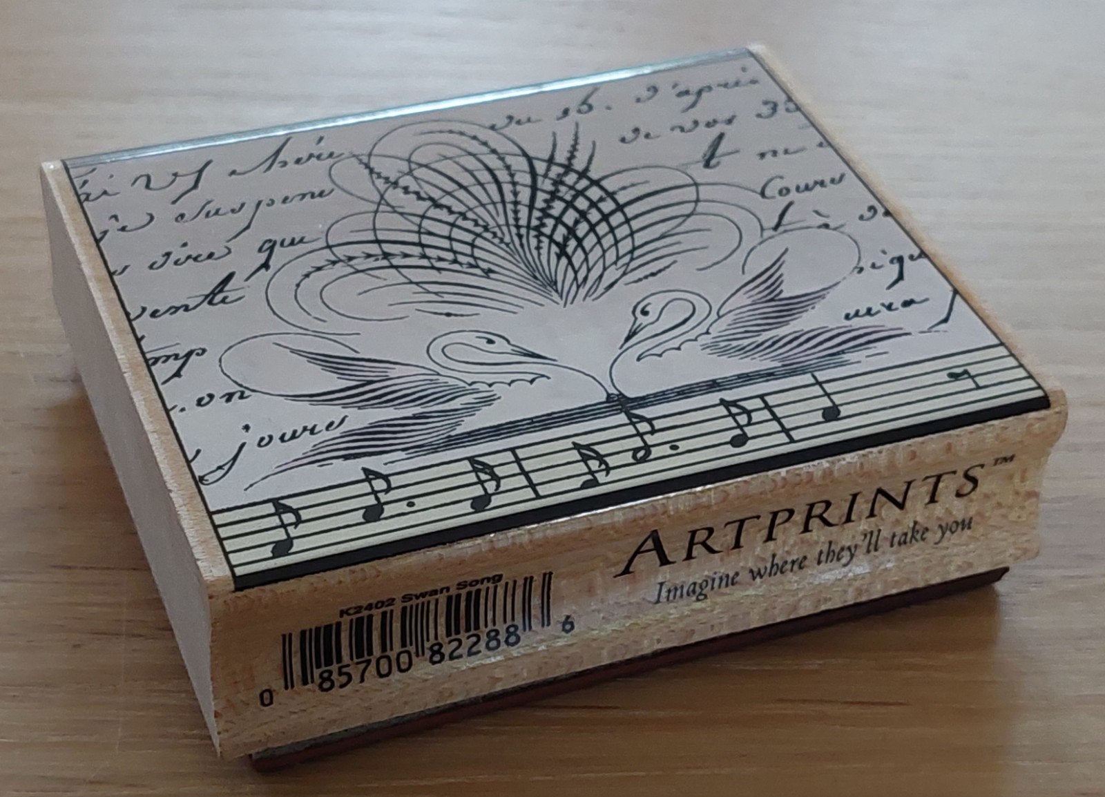 Hero Arts - Artprints - Swan Song, Ophalen of Verzenden, Nieuw, Houten stempel