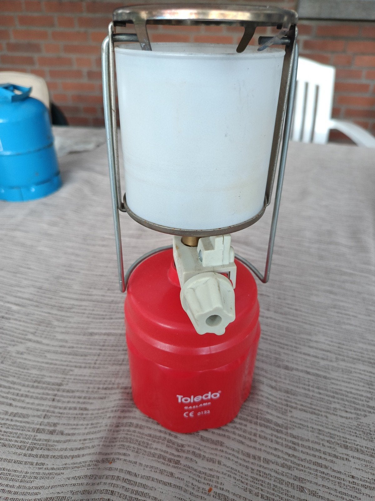 Toledo Gaslamp. Voor Campingaz patroon., Ophalen of Verzenden, Gebruikt