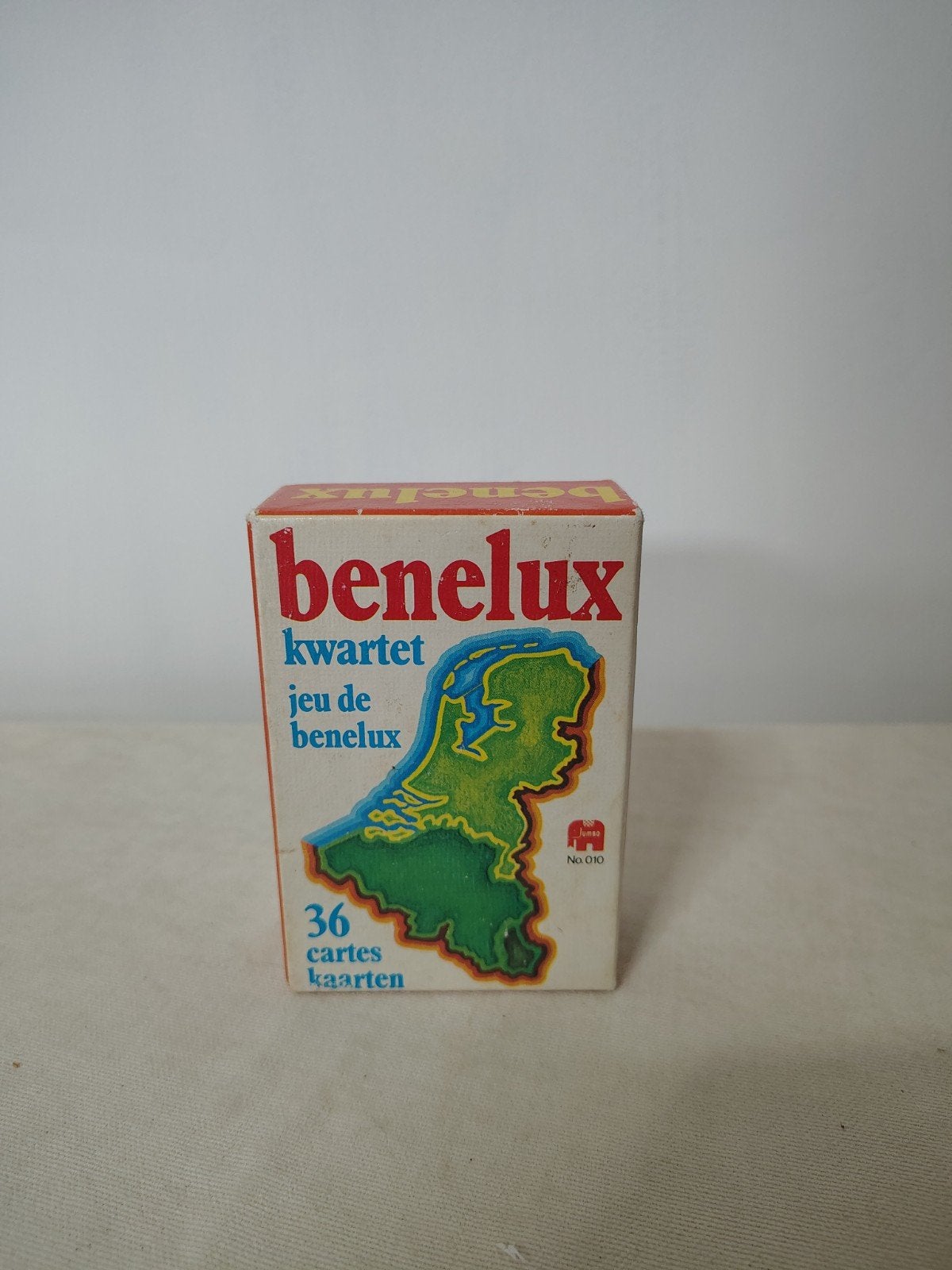Vintage Jumbo Benelux Kwartet nr. 010 uit 1976 - Compleet, Hobby en Vrije tijd, Gezelschapsspellen | Kaartspellen, Gebruikt, Drie of vier spelers