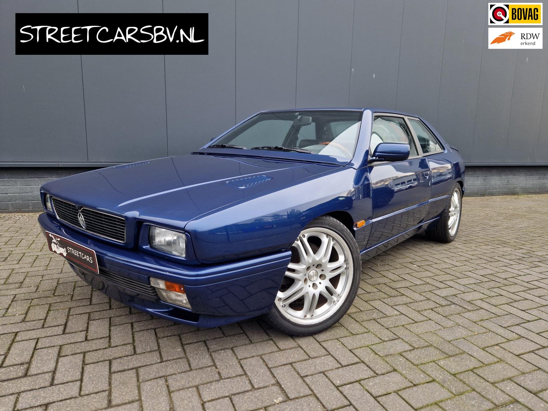 Maserati Ghibli 2.8 V6 BiTurbo /Nieuwe Distributieriem, Auto's, Gebruikt, Zwart, Blauw, Bedrijf