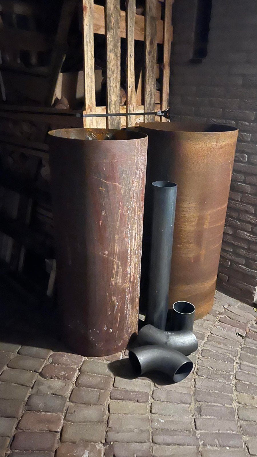 Zelfbouw BBQ Smoker onderdelen, Ophalen, Zo goed als nieuw