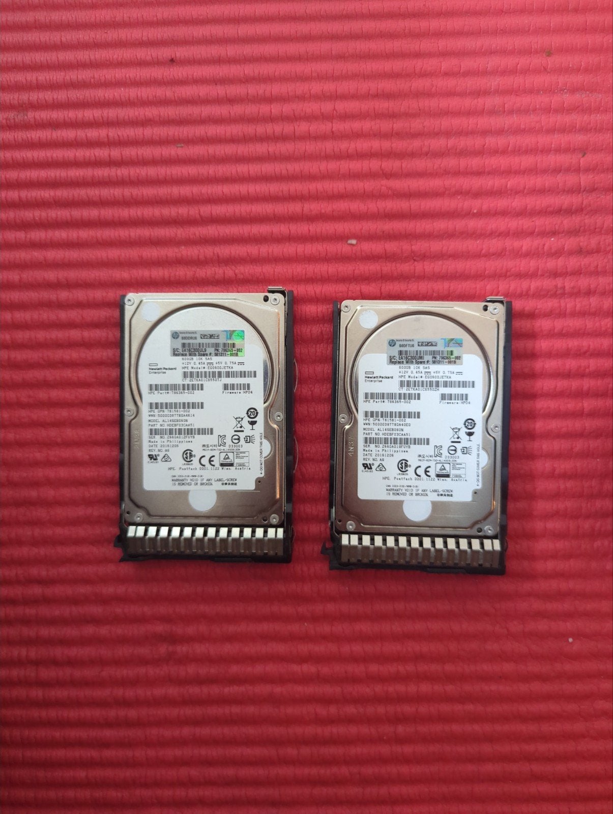 HP 600GB 10K SAS 2.5" Harde Schijf (HDD), Computers en Software, Intern, Gebruikt, SAS, Server