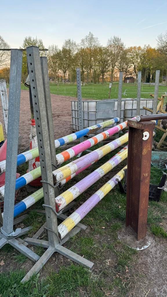 zes staanders + twaalf balken, Dieren en Toebehoren, Ophalen, Zo goed als nieuw, Springen