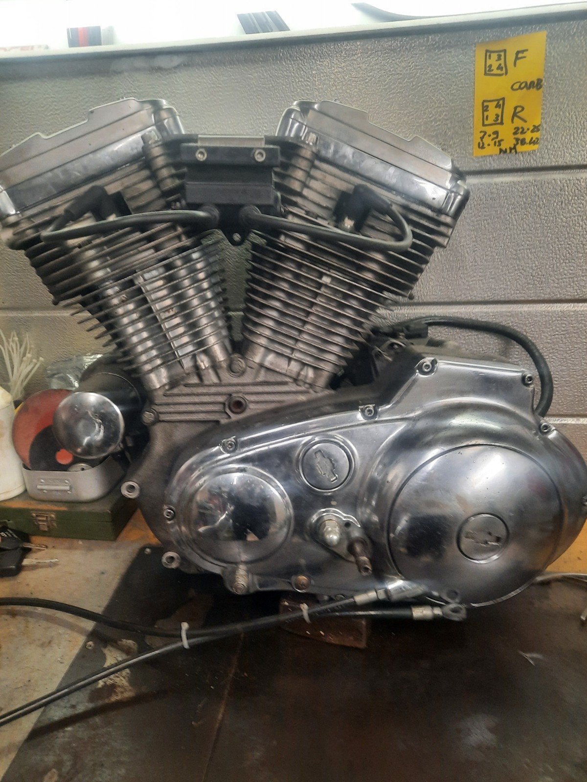 harley davidson sportster blok compleet, Motoren, Ophalen