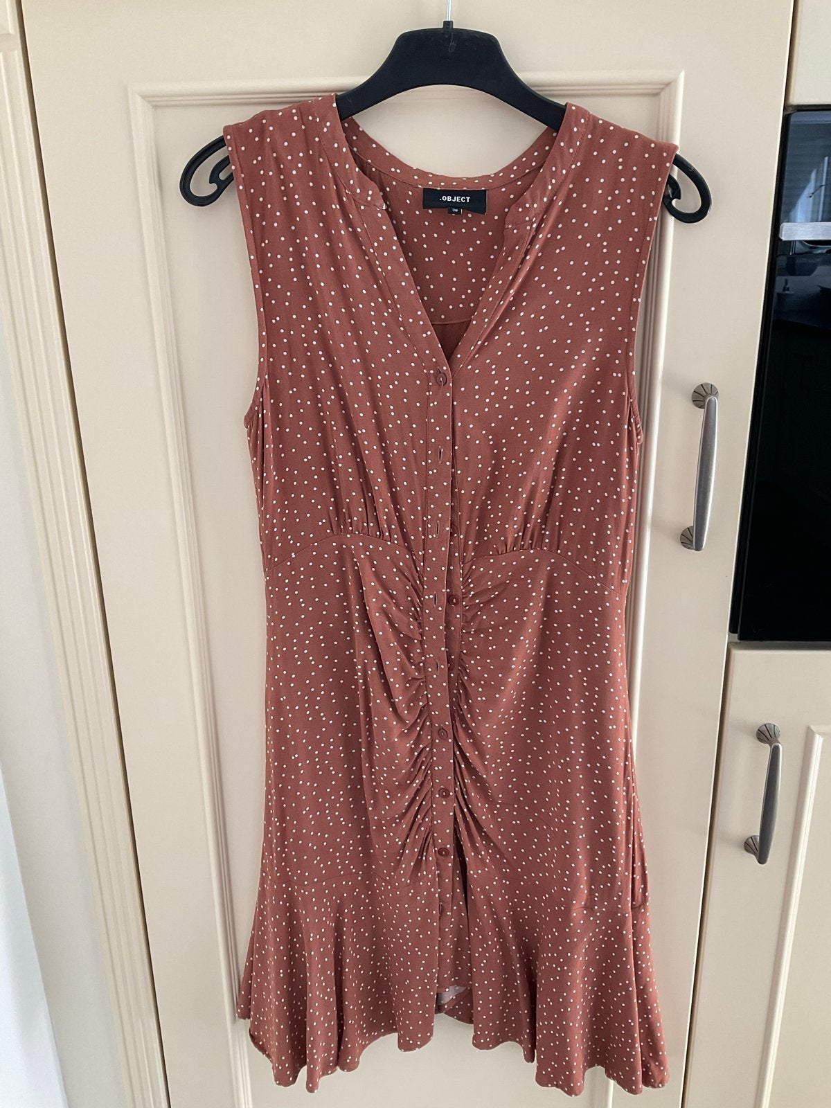 OBJECT jurk met stippen, maat S nu kledingpakket, Kleding | Dames, Jurken, Ophalen of Verzenden, Zo goed als nieuw, Maat 36 (S)