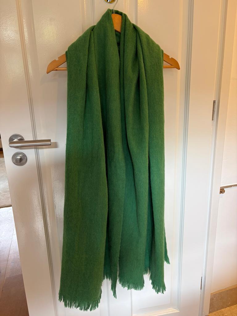 Alpaca Loca Sjaal Groen - Alpaca-wol, Kleding | Dames, Alpaca Loca, Ophalen of Verzenden, Nieuw, Sjaal