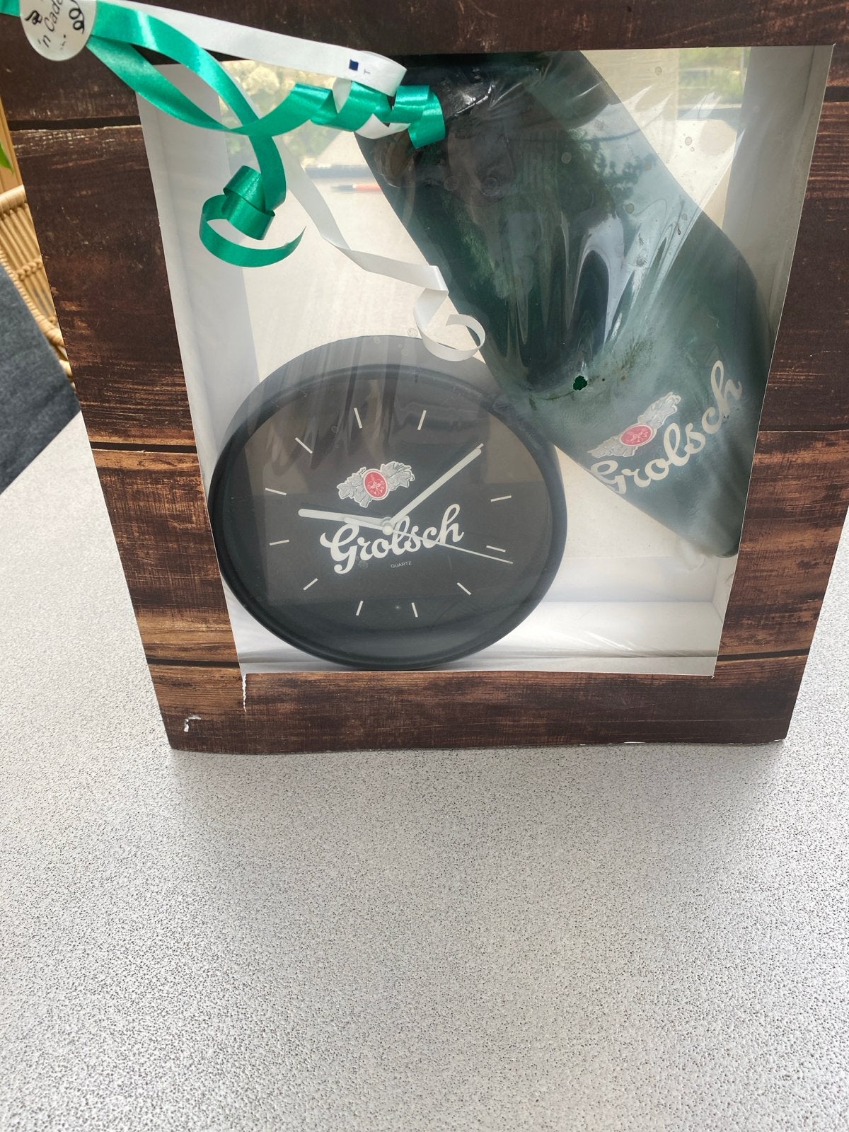 Grolsch Klok en Klompflesopener Cadeauset, Verzamelen, Ophalen, Nieuw, Gebruiksvoorwerp