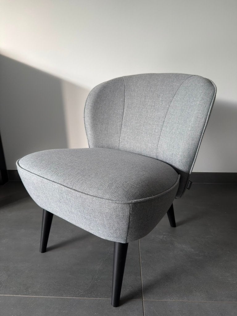 Woood fauteuil, Huis en Inrichting, Fauteuils, Gebruikt, Hout, Stof, 50 tot 75 cm, Minder dan 75 cm, Ophalen