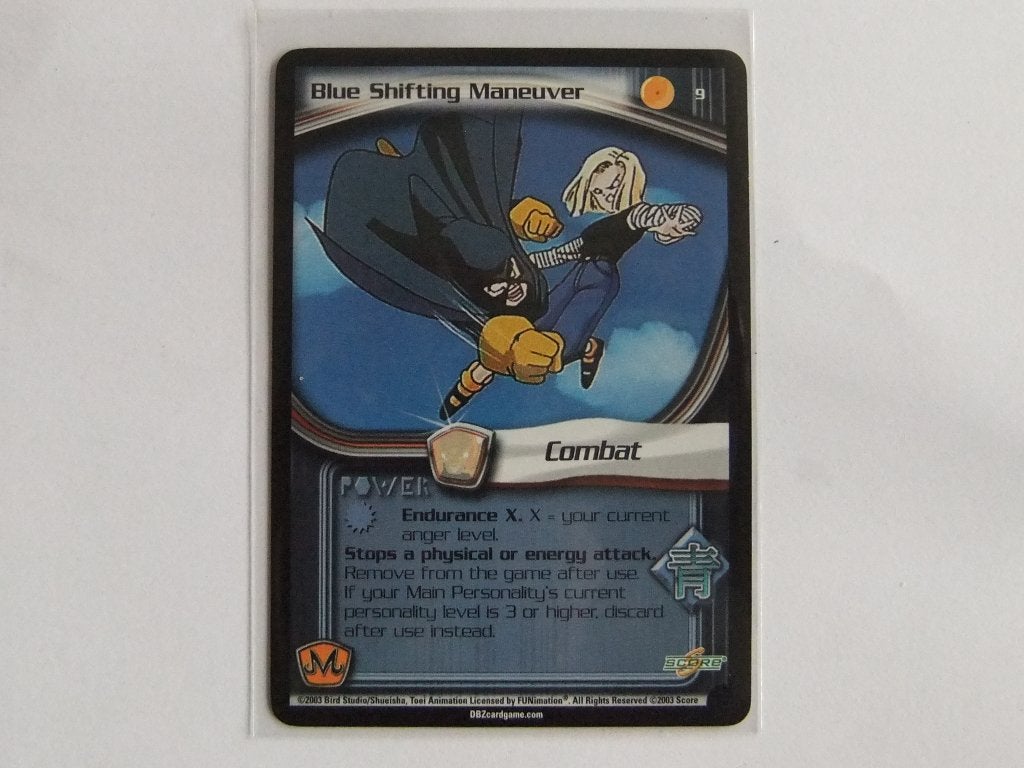 Dragon Ball Z TCG: Blue Shifting Maneuver Combat Kaart, Verzenden, Zo goed als nieuw, Losse kaart