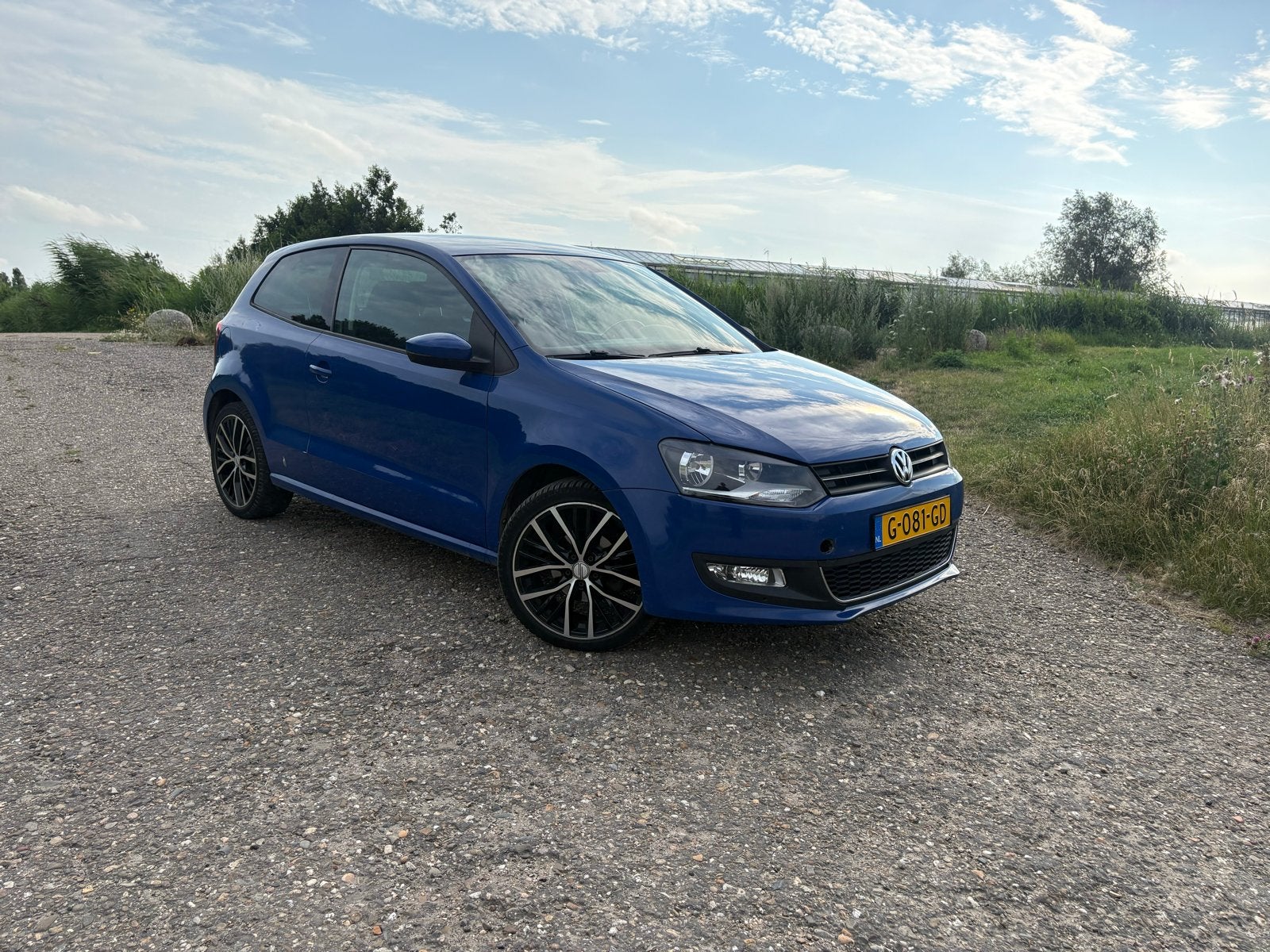 Volkswagen Polo 1.2 6V 44KW 5D My2009 2010 Blauw, Auto's, Voorwielaandrijving, 967 kg, 40 €/maand, Blauw