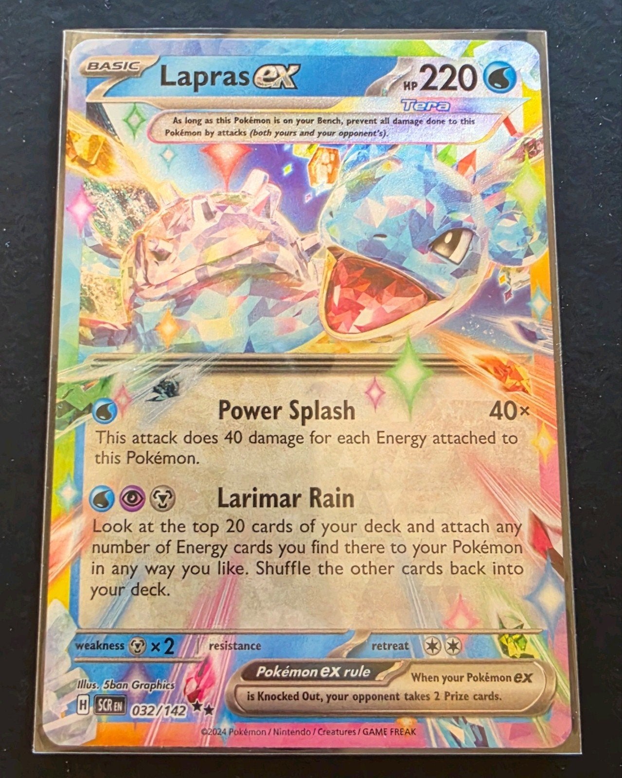 Lapras Ex Stellar Crown 032/142., Ophalen of Verzenden, Zo goed als nieuw
