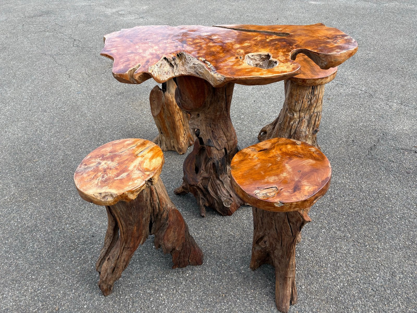 Unieke teak barset nu van €1499 voor €1000 laatste set, Ophalen, Nieuw