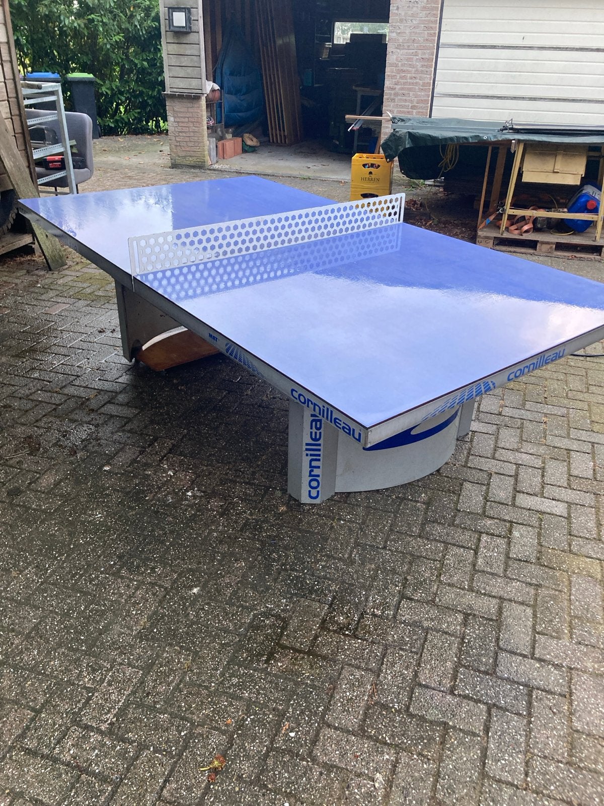 Cornilleau 510 Outdoor Tafeltennistafel, Sport en Fitness, Tafeltennis, Ophalen, Gebruikt, Tafel Outdoor