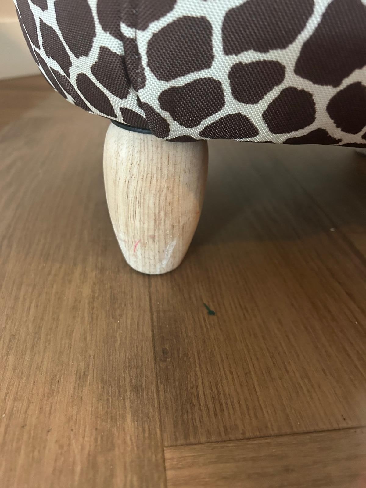Leuke giraf poef/voetenbank voor de kinderkamer, Ophalen, Zo goed als nieuw