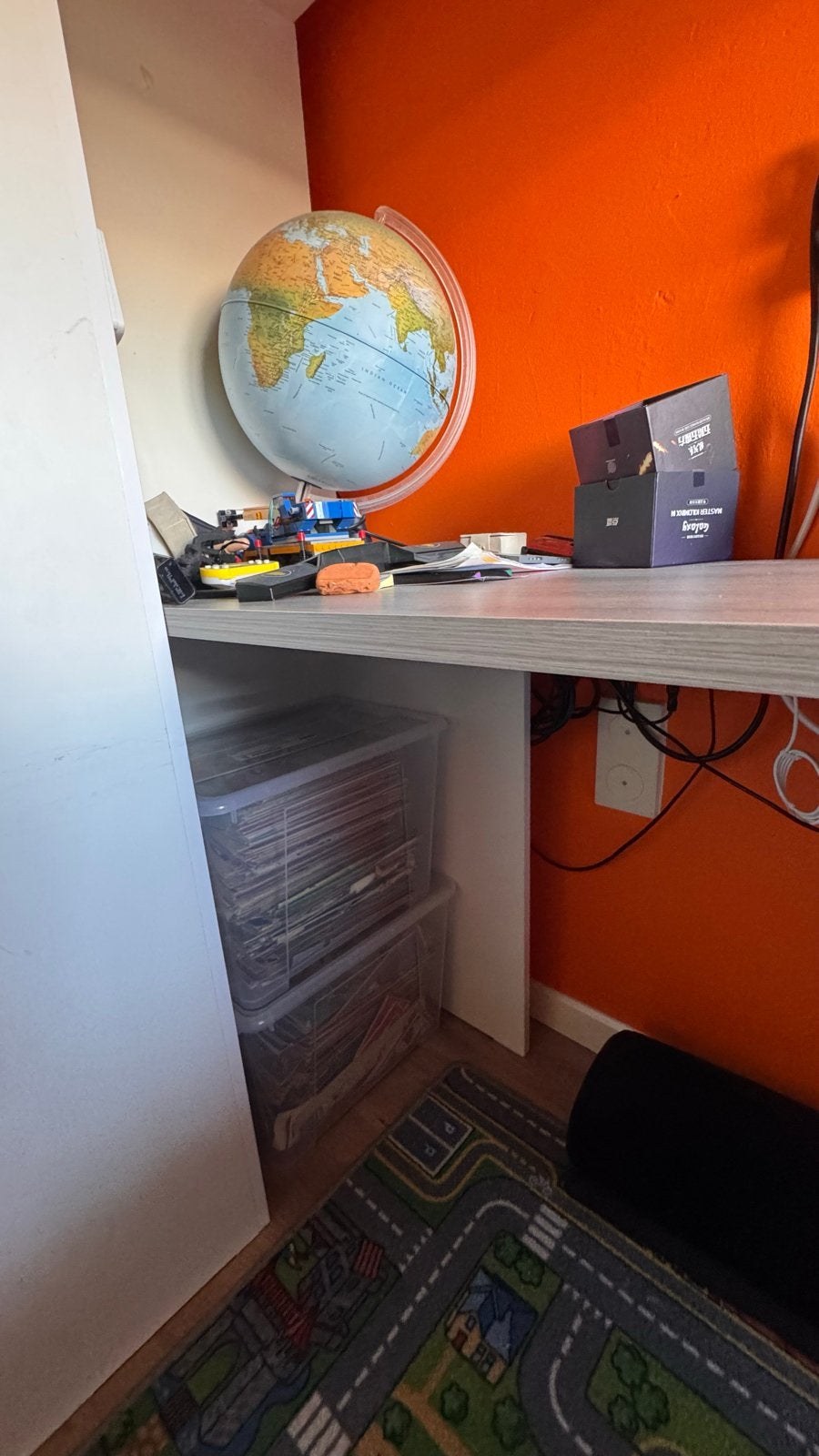 Hoogslaper met bureau en kledingkast, Ophalen, Gebruikt, Eenpersoons, 200 cm