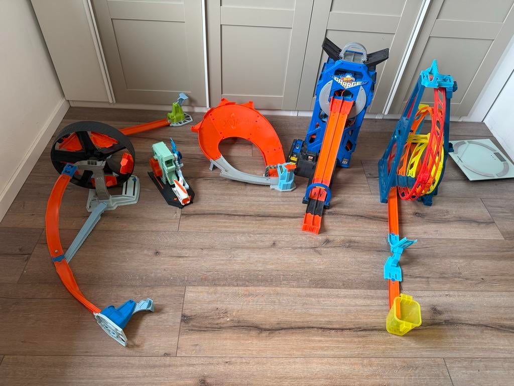 Meerdere Hot Wheels sets, Ophalen, Gebruikt, Jongen of Meisje