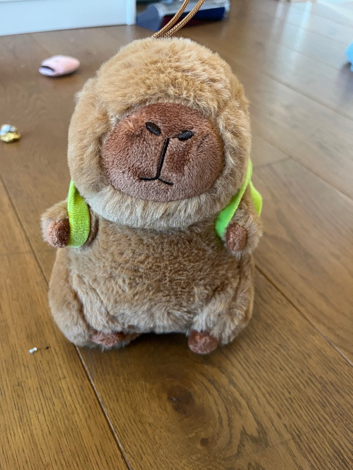 Schattige Capibara Knuffel met rugzak, Overige merken, Overige karakters, Overige typen, Ophalen of Verzenden
