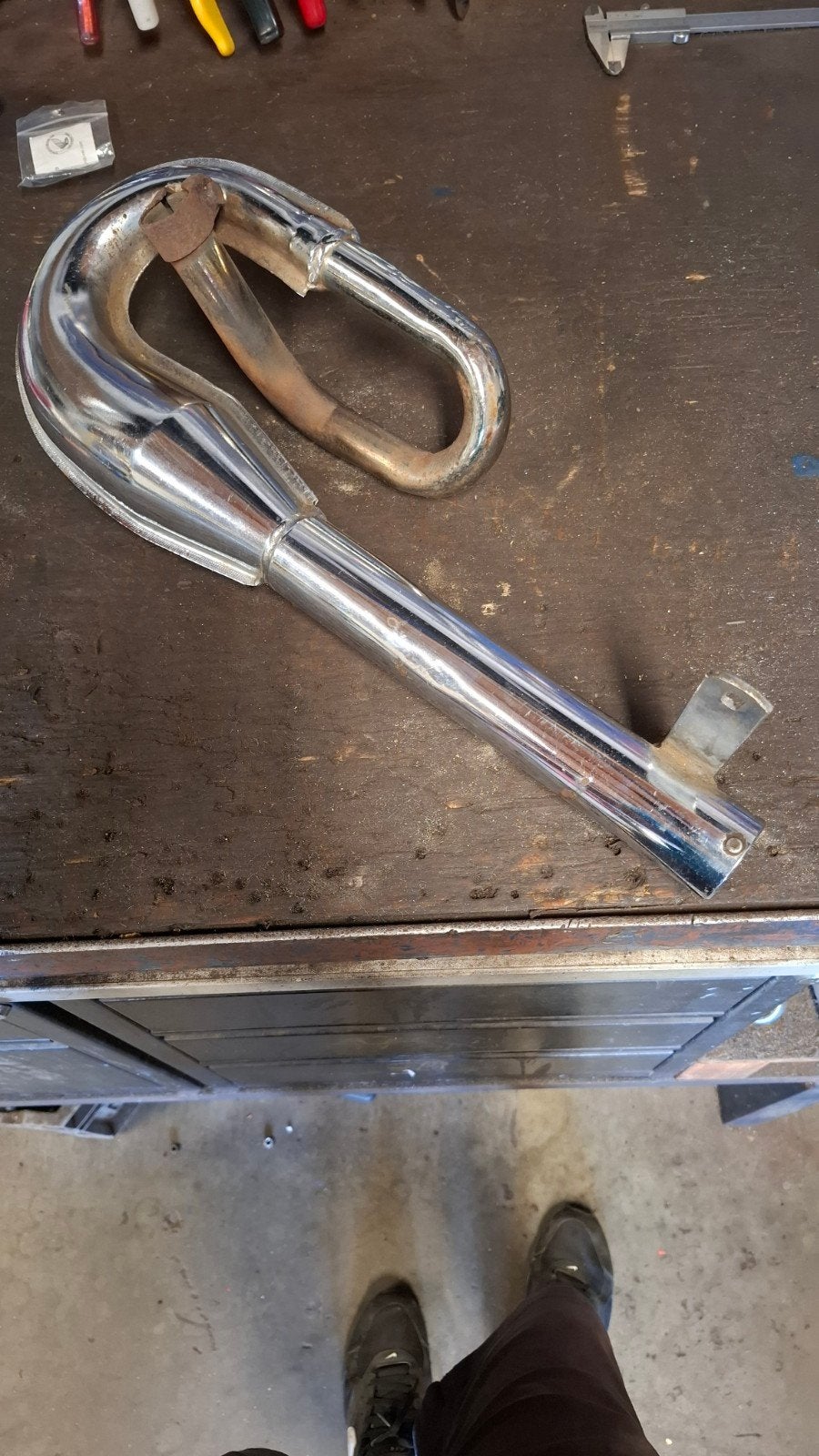 Te koop een sport uitlaat vespa ciao  redelijk zeldzaam, Ophalen, Gebruikt